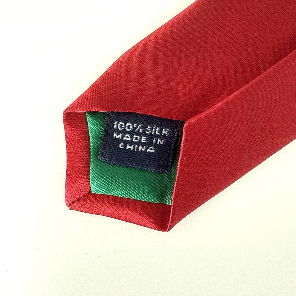 Christmas Tie 12 Days Of Christmas Red Silk Holiday Classic Heritage Academia